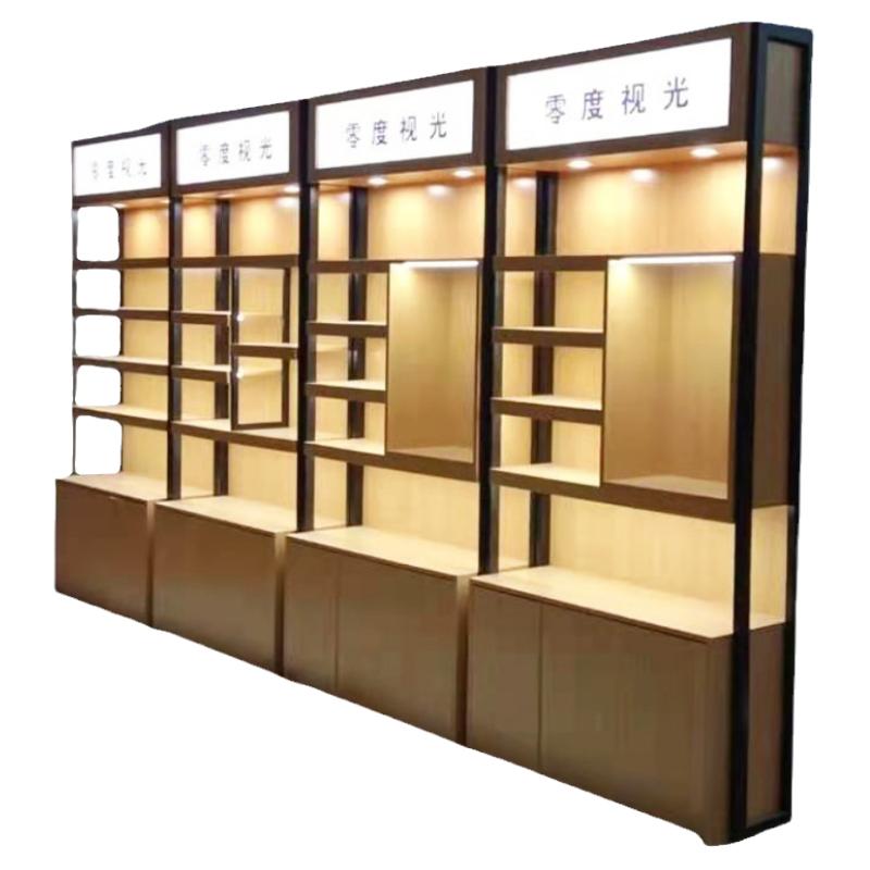全店可定制眼镜展柜展架边柜高柜