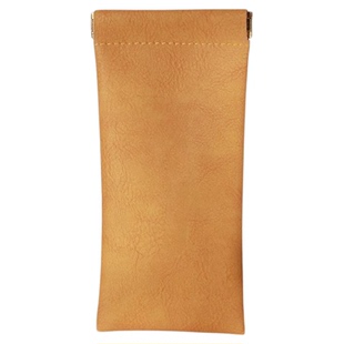 自动闭合化妆包便携口红包随身小收纳包内小包迷你袋包里眼镜里面