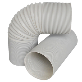 空调新风机侧进风软管pe管消音管弹簧钢丝伸缩万向管通风排风管道