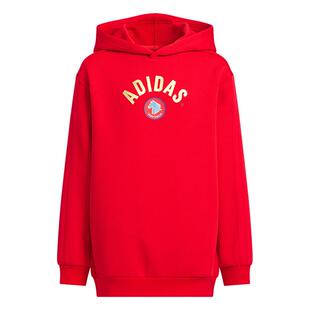 男大童休闲百搭宽松针织连帽卫衣秋冬adidas阿迪达斯官方轻运动