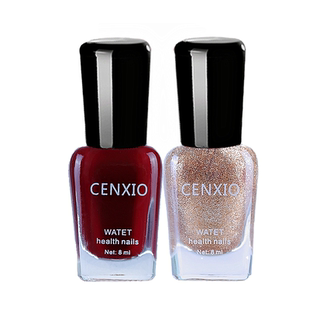 指甲油免烤快干持久2024新款酒红色车厘子色显白不易斯拉夏天2瓶