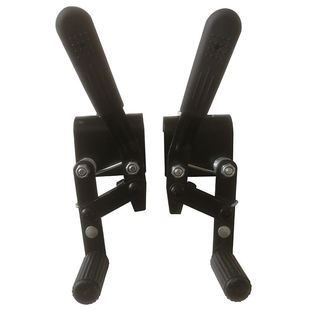 轮椅配件刹车上下孔螺丝固定后轮手闸手刹手动轮椅双刹驻车刹车器