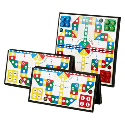 磁吸飞行棋儿童版益智玩具小学生棋类大全多功能游戏跳棋子
