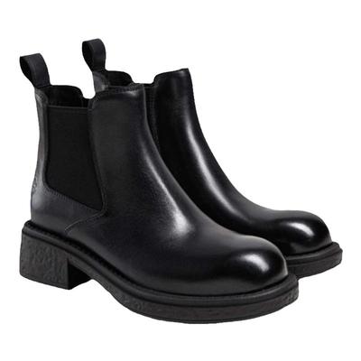 粗跟靴子女短靴烟筒靴切尔西靴