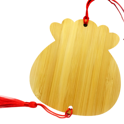 竹制空白祈福许愿牌汽车挂牌掐丝珐琅景泰蓝底板材料手工DIY竹板