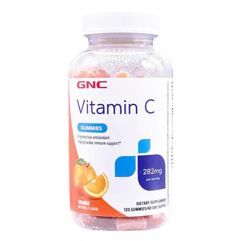 GNC维生素C咀嚼软糖120粒柑橘味