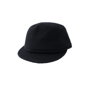 小禾【骑士帽】澳洲羊毛呢秋冬英伦复古平顶骑士马术帽鸭舌小盆帽