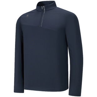 RAPIDO雳霹道早秋男士轻薄半拉链长袖套头卫衣