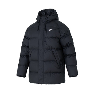 Nike耐克男子羽绒服夹克秋冬新款刺绣保暖连帽运动外套IB2974-010