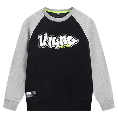 李宁男童卫衣大童百搭亲肤宽松