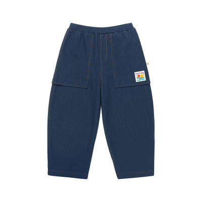 BBQB儿童长裤2026年春装新款男女童裤子百搭卡通儿童休闲裤松紧腰