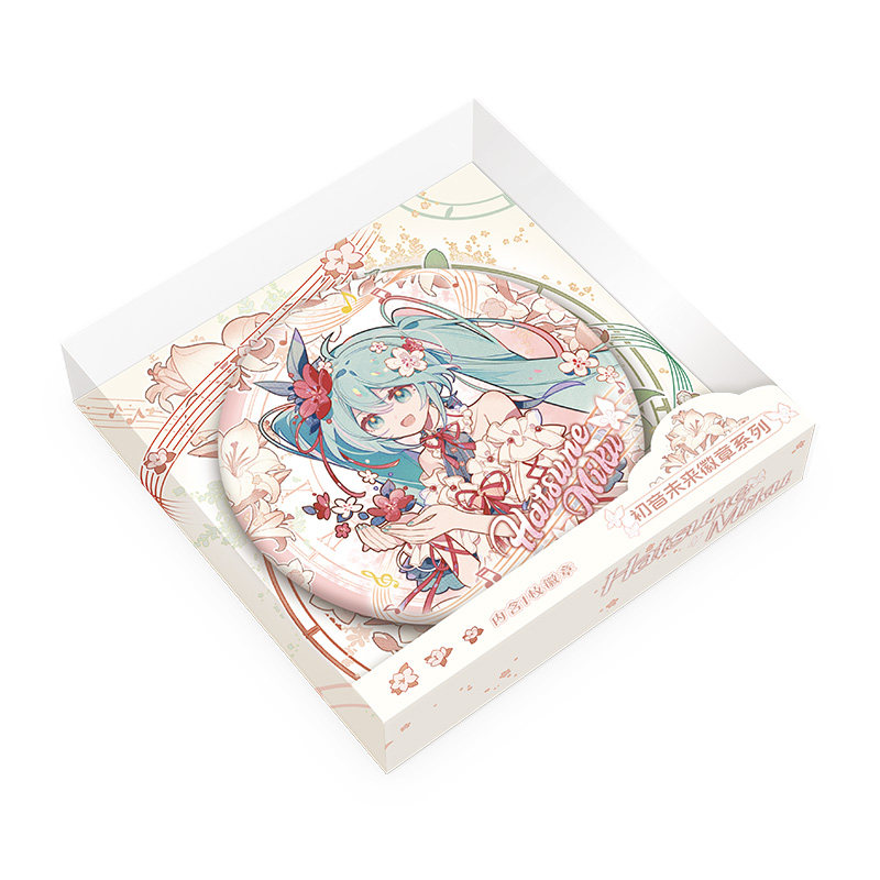 卡游初音未来春的协奏曲徽章系列正版动漫周边谷子胸章马口铁吧唧