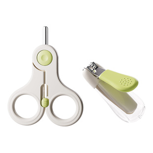 婴儿指甲剪新生宝宝专用儿童指甲刀安全防夹肉小剪刀修指甲神器