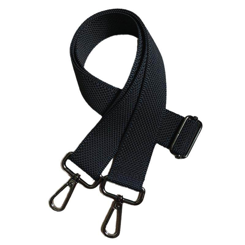 男背包带斜挎配件宽斜跨肩带固定扣帆布黑色尼龙包带子细公文包带