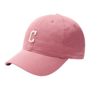 MLB专柜正品新款软顶棒球帽麻粉色遮阳帽运动休闲帽子3ACP7701N