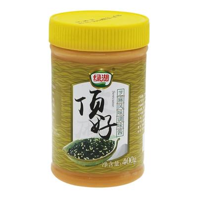 绿湖顶好芝麻酱整箱400g*12瓶