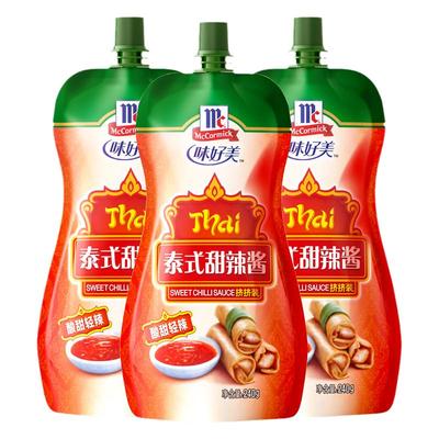 味好美泰式甜辣酱3袋炸鸡蘸酱