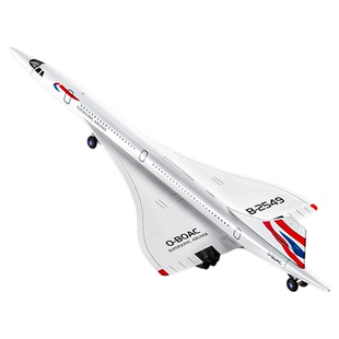 协和式超音速飞机模型合金仿真客机航模摆件儿童航天飞机玩具男孩