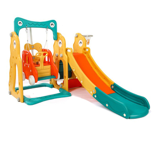 儿童滑滑梯三合一室内家用宝宝秋千滑梯组合多功能婴儿小孩子玩具