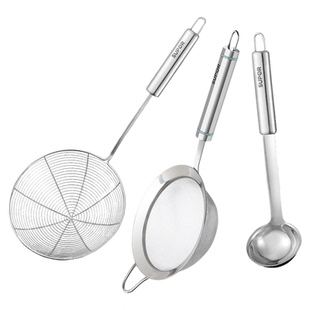 苏泊尔全套铲勺汤勺漏勺浮沫勺火锅不锈钢家用火锅盛汤勺漏勺