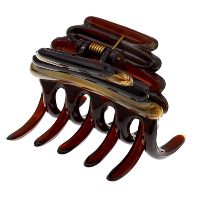 章小蕙玳瑁色复古风抓夹少量现货