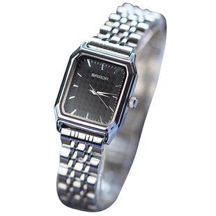 海达豪力气质轻奢小众ins学生高级简约皮带女手表