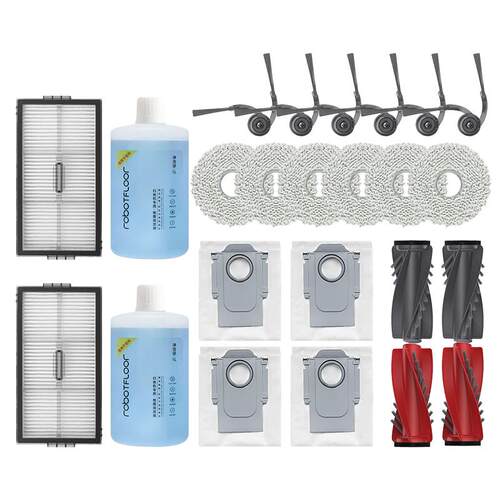 适用石头P20/P10/G30扫地机器人配件G10清洁液滤网边滚刷抹布尘袋