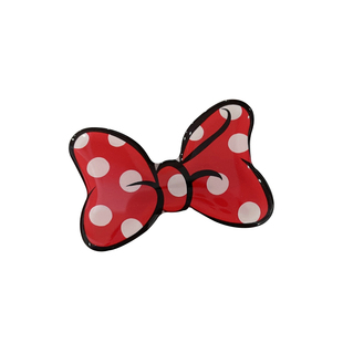 韩国进口kitsch超可爱嘟Kitty米妮蝴蝶结鸭嘴夹童趣边夹刘海发夹