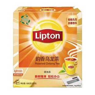 立顿Lipton韵香乌龙茶S100独立袋泡茶200g可商用年货节囤货养生茶
