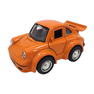 q版合金小汽车玩具声光迷你回力