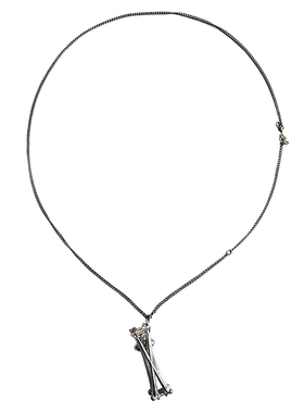 从不soloist骨架吊坠先锋银项链