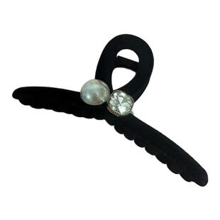 磨砂珍珠抓夹大号2026新款发夹女后脑勺高级感鲨鱼夹闪钻春日发饰
