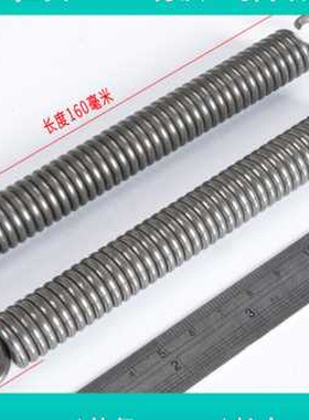 新品新品弹簧强hi力拉簧带钩拉伸拉力回位大粗弹黄摩托站架钢丝30