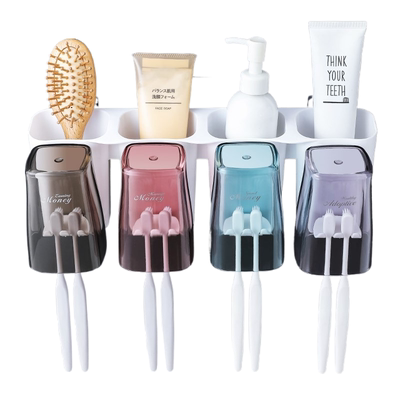 刷牙杯子壁挂家庭套装漱口杯
