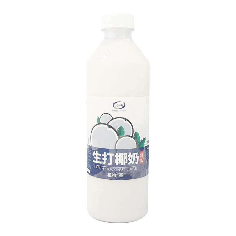 koully冷冻生打椰奶生椰乳瓶装海南生椰拿铁椰浆原料厚椰奶商用