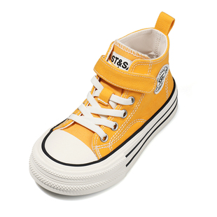 星期六童鞋儿童帆布鞋2025春季新款校园休闲鞋子男童板鞋女童鞋子