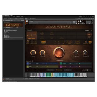 LASS3拉丝3弦乐音源Audiobro LA Scoring Strings v3.0.1 kontakt