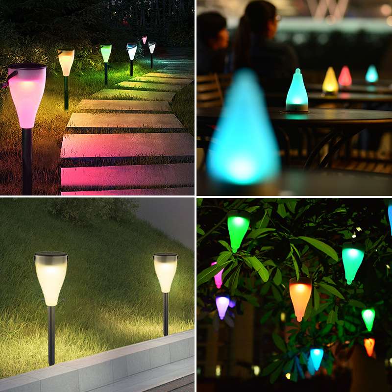 颖朗太阳能草坪灯户外防水小夜灯花园别墅庭院led插地装饰灯景观