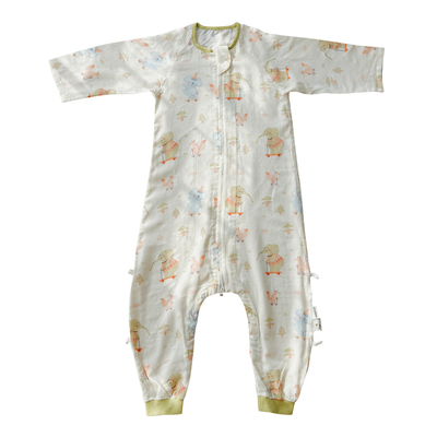 无骨天竹棉纱布宝宝睡袋夏薄超柔