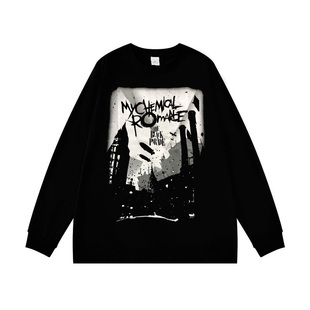 My Chemical Romance我的化学浪漫乐队纯棉长袖T恤男女上衣春秋冬