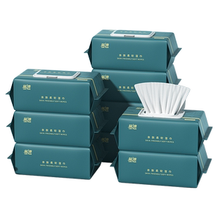 蓝漂湿纸巾婴儿新生宝宝幼儿童手口屁可用家庭实惠大包装箱湿巾纸