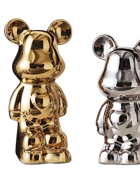 陶瓷暴力熊存钱罐装饰品摆件