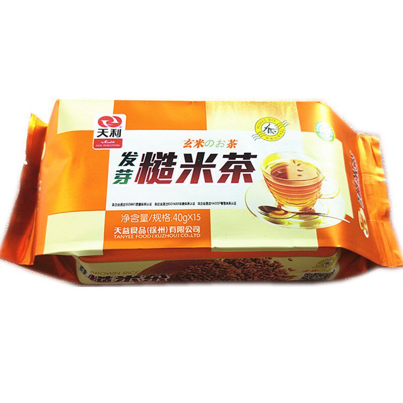 徐州天利发芽糙米茶600g活性糙米茶萌芽玄米茶袋装正品包邮