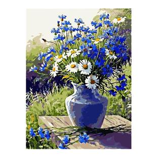 diy数字油画花卉治愈装饰风景油画艺术填色画画手绘油彩礼物挂画