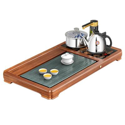 泡茶机金灶胡桃木、绿木纹石中式