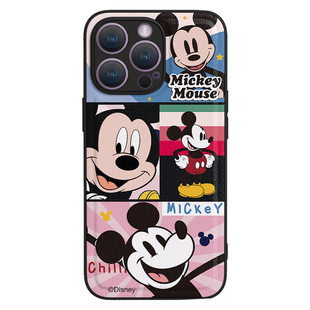 米奇适用苹果14手机壳iPhone15promax高级感16plus可爱女ip14全包卡通17pro迪士尼小羊皮xsmax新款13超薄趣味