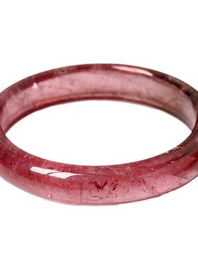 巴西老矿碧玺颜色艳丽手镯送证书