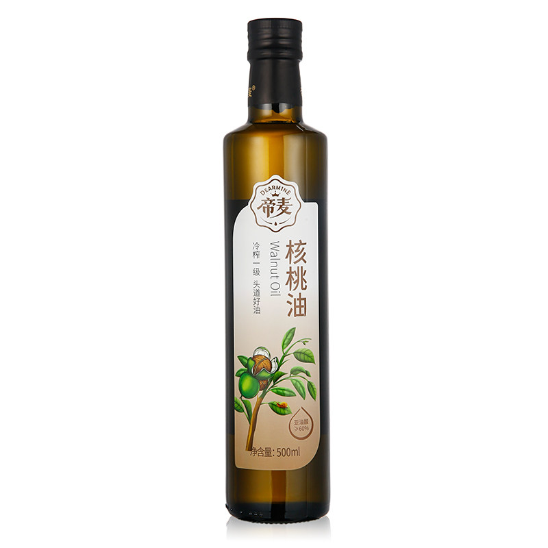 帝麦物理冷榨核桃油500ml