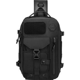 12寸平板电脑包户外运动多功能单肩包韩版潮牌大容量胸包男斜挎包