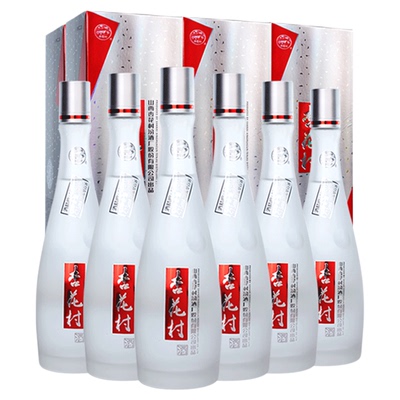 杏花村42度鲲鹏有志475ml*6盒